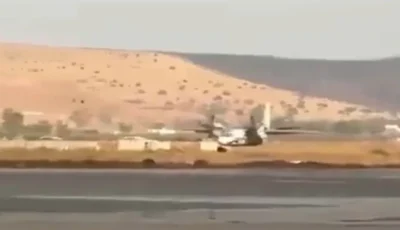 طيارون روس ينجحون في هبوط اضطراري لطائرة شحن في بنغازي