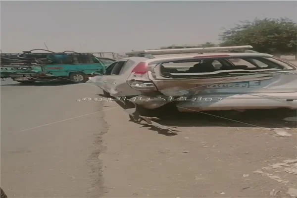 قليوبيه - إصابة 3 أشخاص بينهم طفل في تصادم 3 سيارات بقرية ترسا في القل