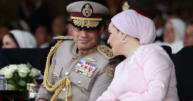 انتصار السيسي تشارك صورا من مقر القيادة الاستراتيجية