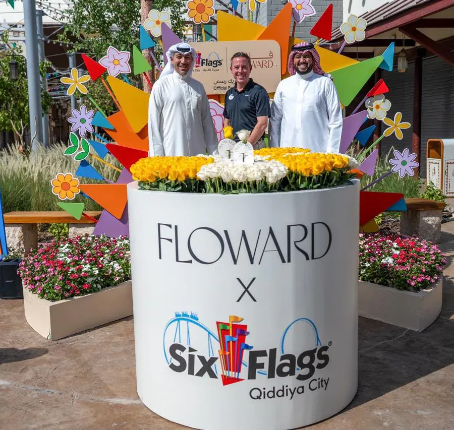 فلاورد - فلاورد شريك رسمي للورود في Six Flags وأكواريبيا القدية
