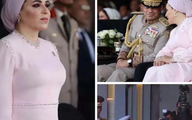 انتصار السيسي تشارك صورا من مقر القيادة الاستراتيجية