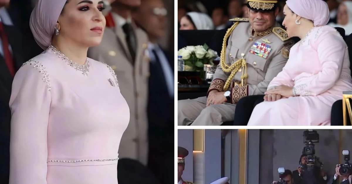انتصار السيسي تشارك صورا من مقر القيادة الاستراتيجية