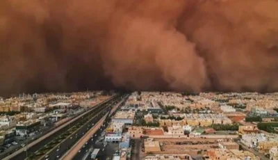 45 ساعة غبار في الإقليم خلال يوم واحد وإيران في المقدمة بـ32 ساعة