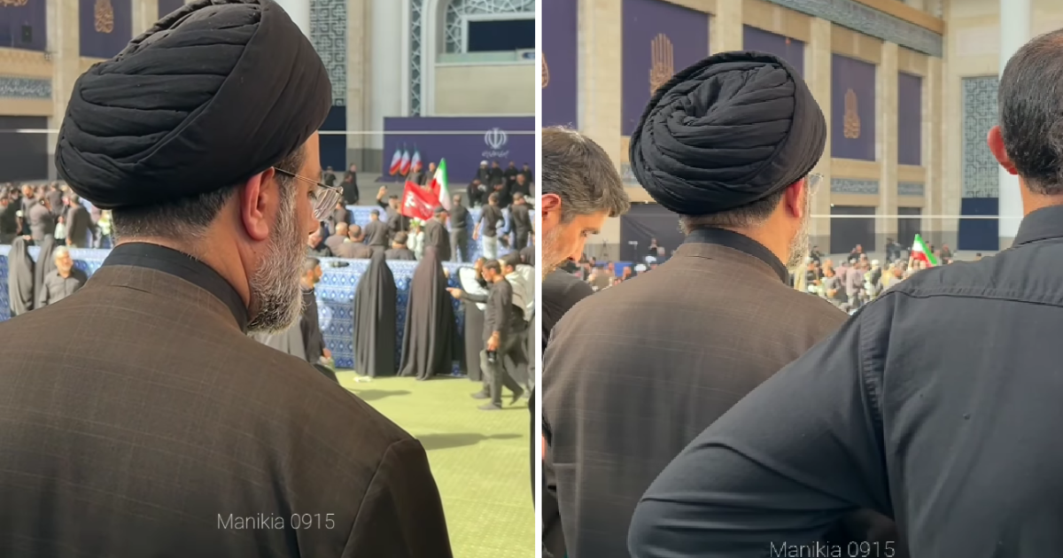مجتبى خامنئي في جنازة والده.. ما حقيقة المشاهد المتداولة؟ | أخبار