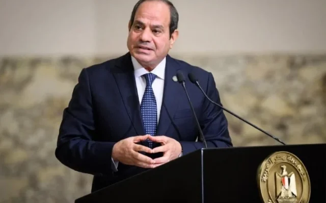 رئيس قضايا الدولة يهنئ السيسي بافتتاح الاوكتاجون