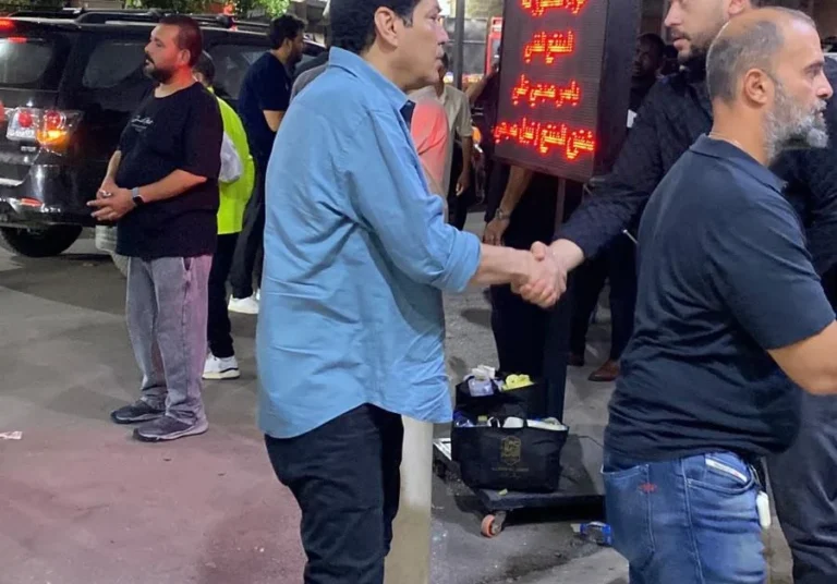 نجوم الفن يشاركون في عزاء المنتج ياسر صبحي بمسجد الحامدية الشاذلية