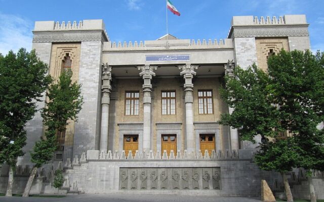 The Iranian foreign ministry condemns the reimposition of US oil sanctions and warns of measures to protect its interests