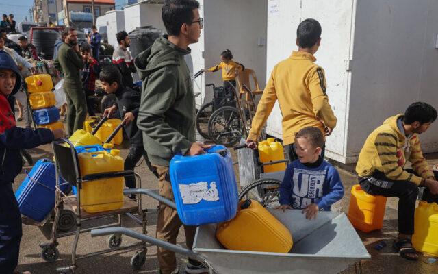 Gaza is suffering from thirst