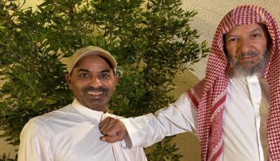 طارق العلي يشارك لقائه مع الشيخ سعد الشثري و يمازحه