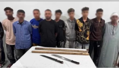 ضبط 11 شخصًا اشتبكوا بالعصي والحجارة في ثالث أكتوبر