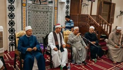 من مسجد أبو بكر الصديق، أوقاف الإسماعيلية تحيي ذكرى المولد النبوي (صور)