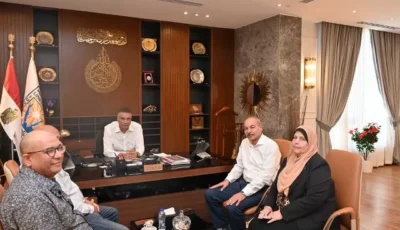 محافظ جنوب سيناء يستقبل رئيس جهاز تعمير سيناء ومدن القناة