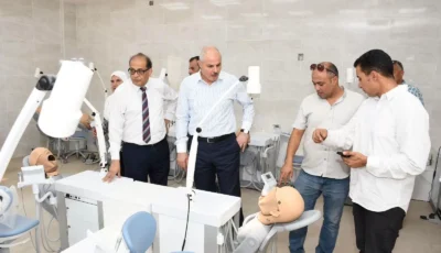 رئيس جامعة القناة يتفقد معامل الكليات الطبية بالإسماعيلية الأهلية