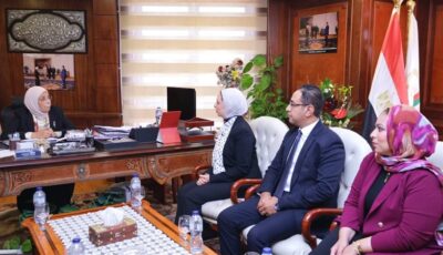 رئيسة هيئة النيابة الإدارية تستقبل عميدة كلية القانون بالجامعة المصرية الصينية
