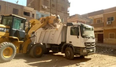 رفع 82 طن مخلفات بحملات نظافة مكثفة بأبوتشت وقفط