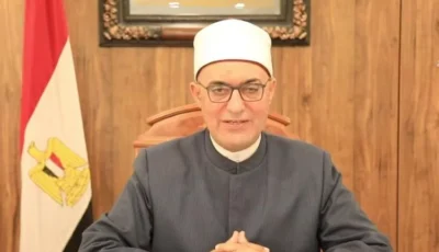 مفتي الجمهورية يشكر الرئيس السيسي بعد الاطمئنان على حالته الصحية
