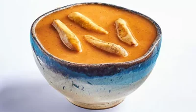 شوربة البطارخ الشهية بالطريمة