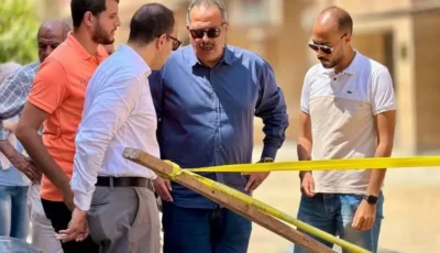 متابعة ميدانية لمشروع الصرف الصحي في أرض الجمعيات بالإسماعيلية