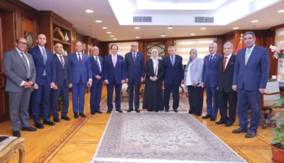 رئيسة النيابة الإدارية تستقبل رئيس مجلس الدولة ووفدًا رفيعًا للتهنئة