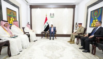 رئيس الاستخبارات يبحث مع رئيس الوزراء العراقي التطورات الأمنية وتعزيز التنسيق بين البلدين