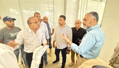 نائب محافظ السويس يتفقد المجزر الآلي بقرية الألبان الجديدة