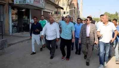 محافظ الإسماعيلية يتفقد مستوى الخدمات في أبوصوير..صور