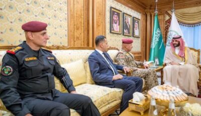 وزير الدفاع السعودي يلتقي مدير مكتب القائد العام للجيش العراقي