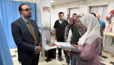 وكيل «صحة الفيوم» يبدأ مهام عمله بجولة مفاجئة على المستشفى العام ووحدة الكعابي الجديدة |صور