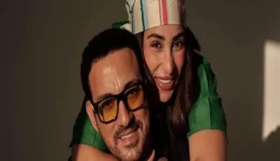 دياب يتغزل فى زوجته بعيد ميلادها: هدية ربنا ليّ