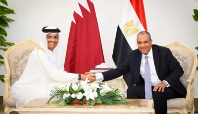 وزير الخارجية :مصر وقطر تحرصان على تعزيز العلاقات