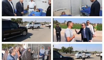 من المستشفى إلى الطريق والشؤون .. 3 تحركات لمحافظ المنوفية