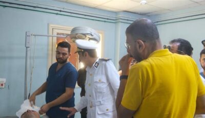 إصابة 15 فرد شرطة في انقلاب ميكروباص بطريق المنصورة جمصة