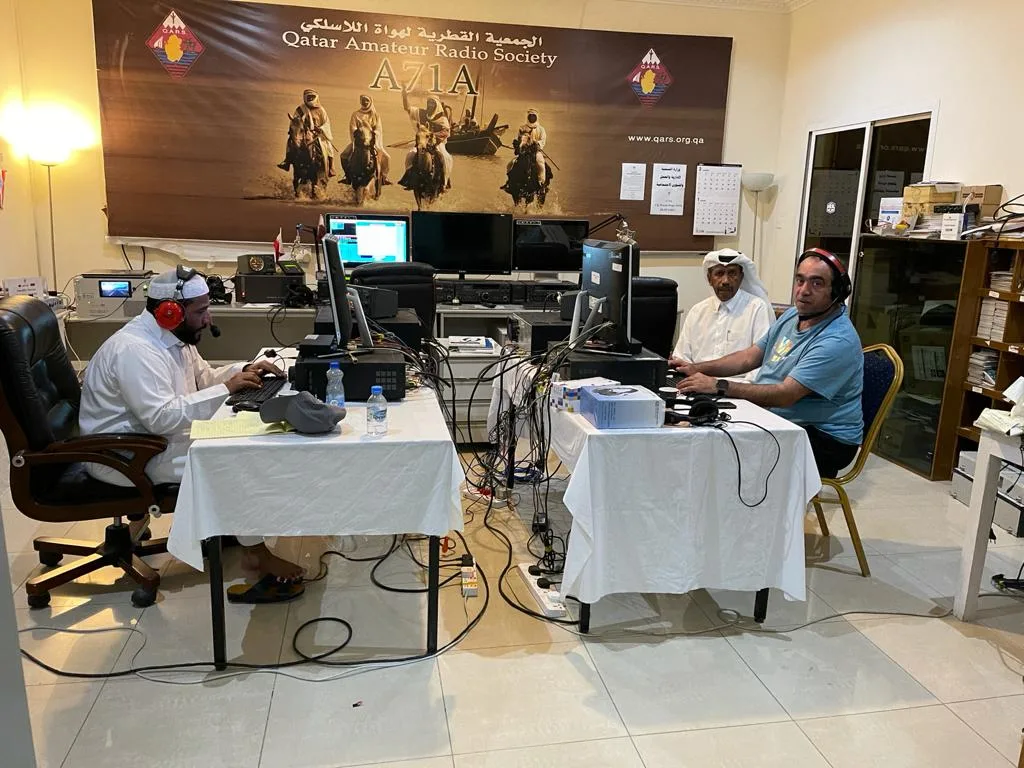 ‫ الجمعية القطرية لهواة اللاسلكي تشارك في المسابقة الدولية للتواصل مع العالم للعام 2021