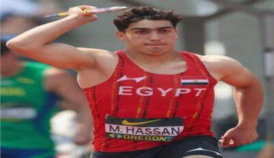 محمد أسامة رابعًا ببطولة العالم لألعاب القوى وملك عبدالغني تحطم الرقم الوطني