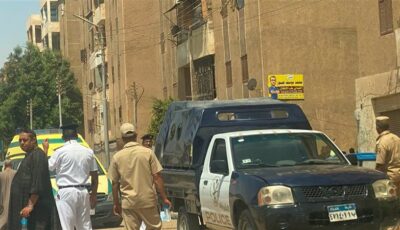 النيابة العامة تعاين جثامين ضحايا حادث مساكن الشوش بسوهاج