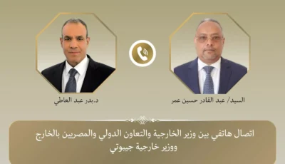 وزير الخارجية يبحث هاتفياً مع نظيره الجيبوتي تطورات الأوضاع في منطقة القرن الأفريقي