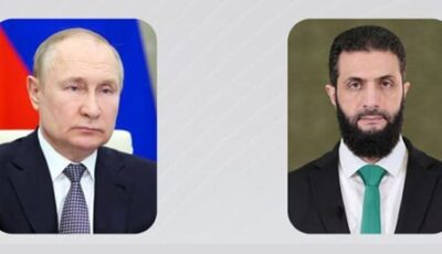 بعد حل قسد.. بوتين والشرع يبحثان تعزيز العلاقات الثنائية وتطورات الوضع في سوريا