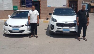 حركات استعراضية خطرة بالشرقية تنتهي بضبط قائدي سيارتين
