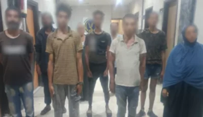ضبط 8 رجال وسيدتين استغلوا الأطفال في التسول واستجداء المارة