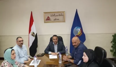 إجتماع لجنة تقييم المشروعات الخضراء الذكية بمكتبة مصر