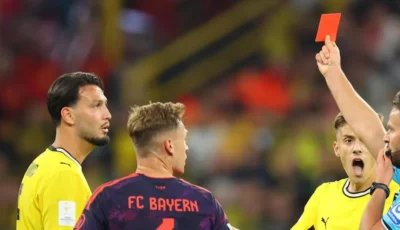 رسميًا.. إيقاف مدافع دورتموند مباراتين بسبب السوبر الألماني