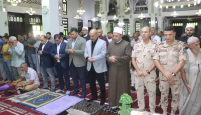 محافظ السويس يشارك فى تشييع جنازة “بطل أكتوبر”عادل أحمد عثمان