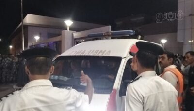 لحظة خروج جثامين ضحايا حادث الدواويس بالإسماعيلية من مستشفى القصاصين (فيديو وصور)