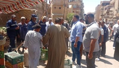 تحرير 45 محضرًا ورفع 15 حالة إشغال وتقنين 20 توك توك بأبو تشت ونقادة