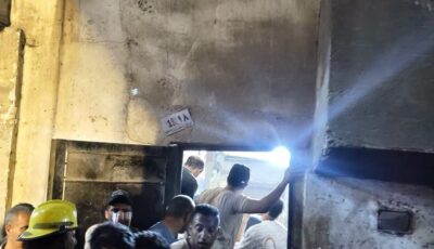 تسبب في مصرع 4 أشخاص وإصابة 5 آخرين، أول فيديو لانهيار عقار حدائق القبة