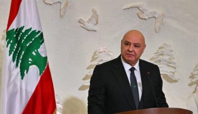 الرئيس اللبناني يطالب بابا الفاتيكان بالضغط لوقف الاعتداءات الإسرائيلية على جنوب البلاد
