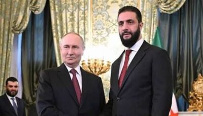 بوتين للشرع: نرفض الاعتداءات الإسرائيلية على سوريا