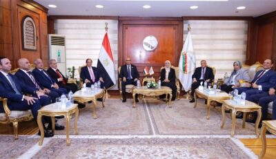 رئيسة النيابة الإدارية تستقبل رئيس مجلس الدولة