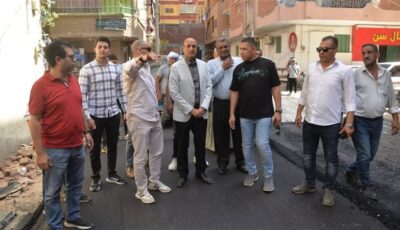 محافظ أسيوط يتفقد أعمال تطوير شوارع منطقة “سيد” ويوجه بتطبيق أعلى معايير الجودة
