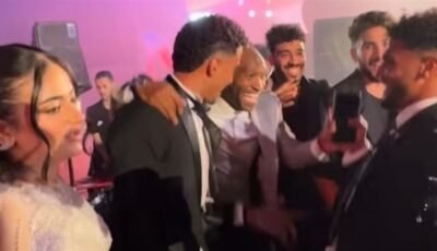 بالرقص على أنغام “آه من البنات”، شيكابالا والونش يشعلان حفل زفاف حسام عبد المجيد (فيديو)